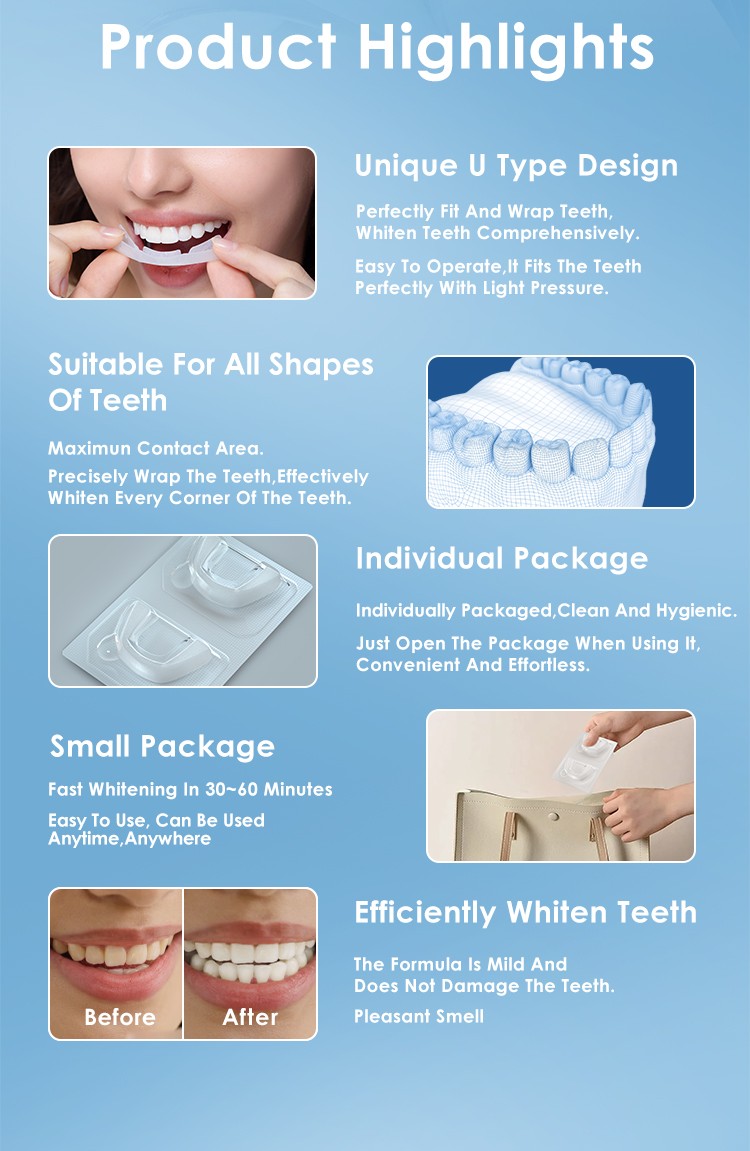 U-Type Teeth Whitening Strips